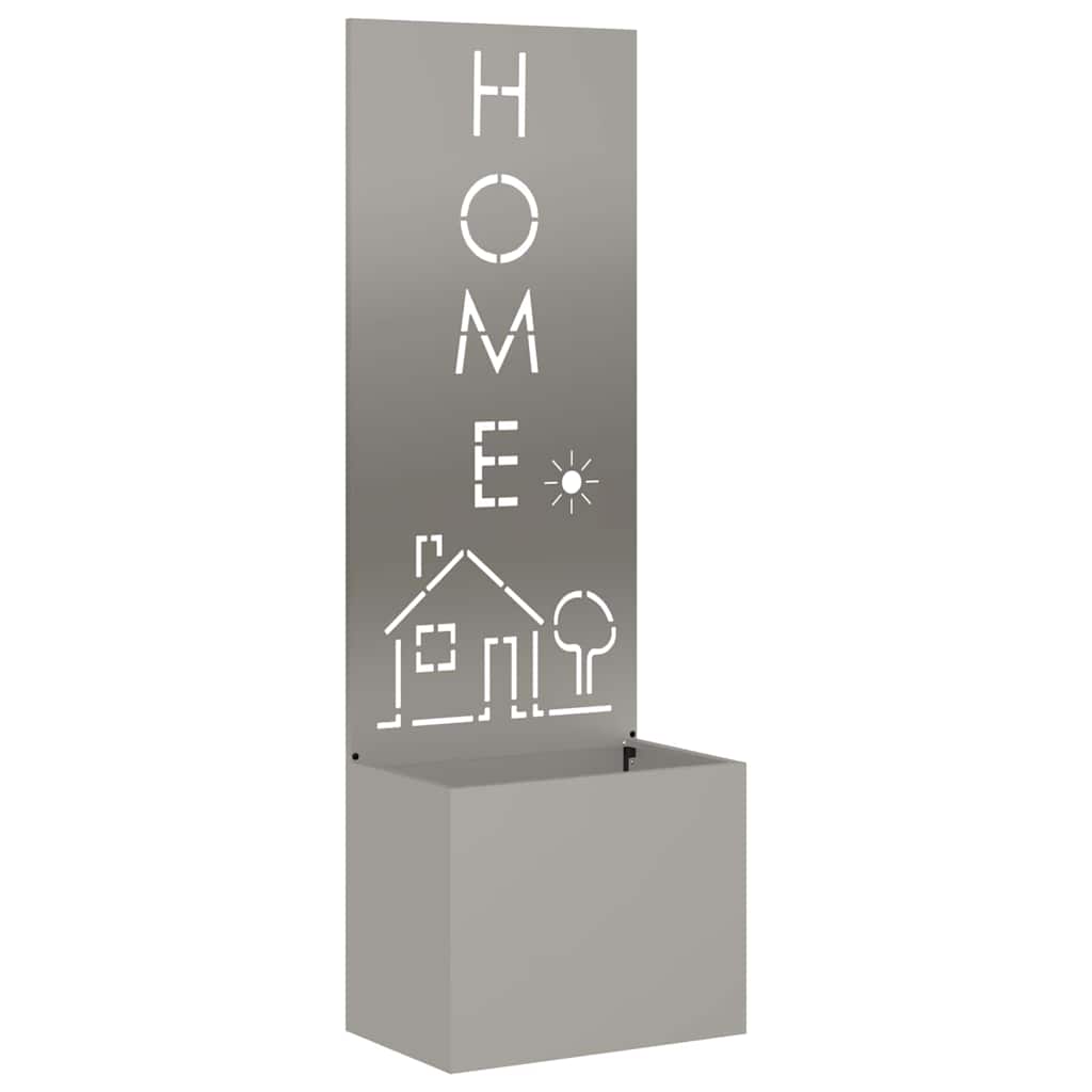 Garten Sichtschutz-Leinwand Rostig 50 x 140 cm Wetterfeststahl