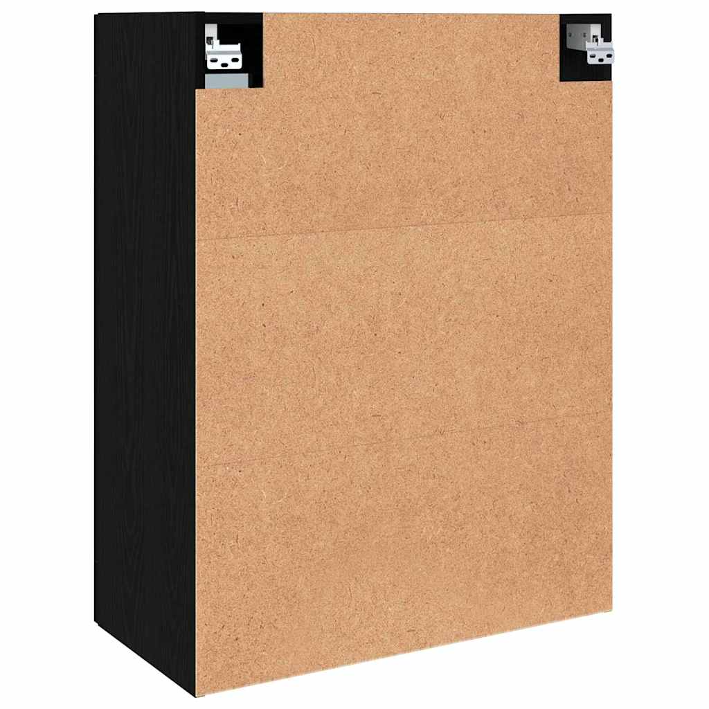 Hängeschrank Schwarz 69.5 x 34 x 90 cm Holzwerkstoff