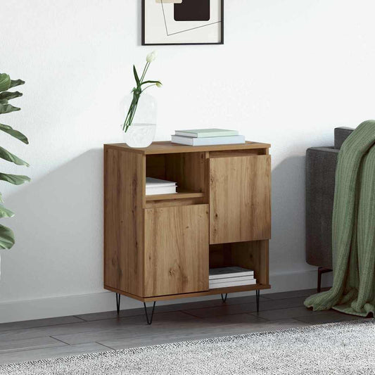 Sideboard Eiche handwerklich 60 x 35 x 70 cm Holzwerkstoff