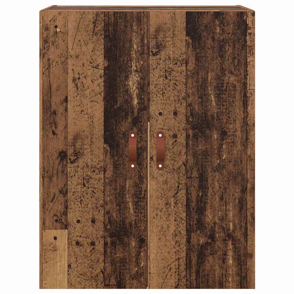 Wandschrank Braun 69.5 x 34 x 90 cm Holzwerkstoff