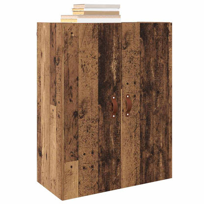 Wandschrank Braun 69.5 x 34 x 90 cm Holzwerkstoff