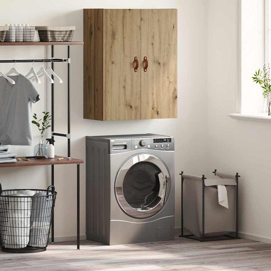 Wandschrank Braun 69.5 x 34 x 90 cm Holzwerkstoff