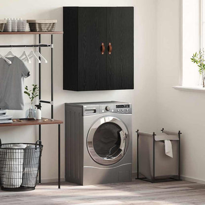 Wandschrank Schwarz 69.5 x 34 x 90 cm Holzwerkstoff