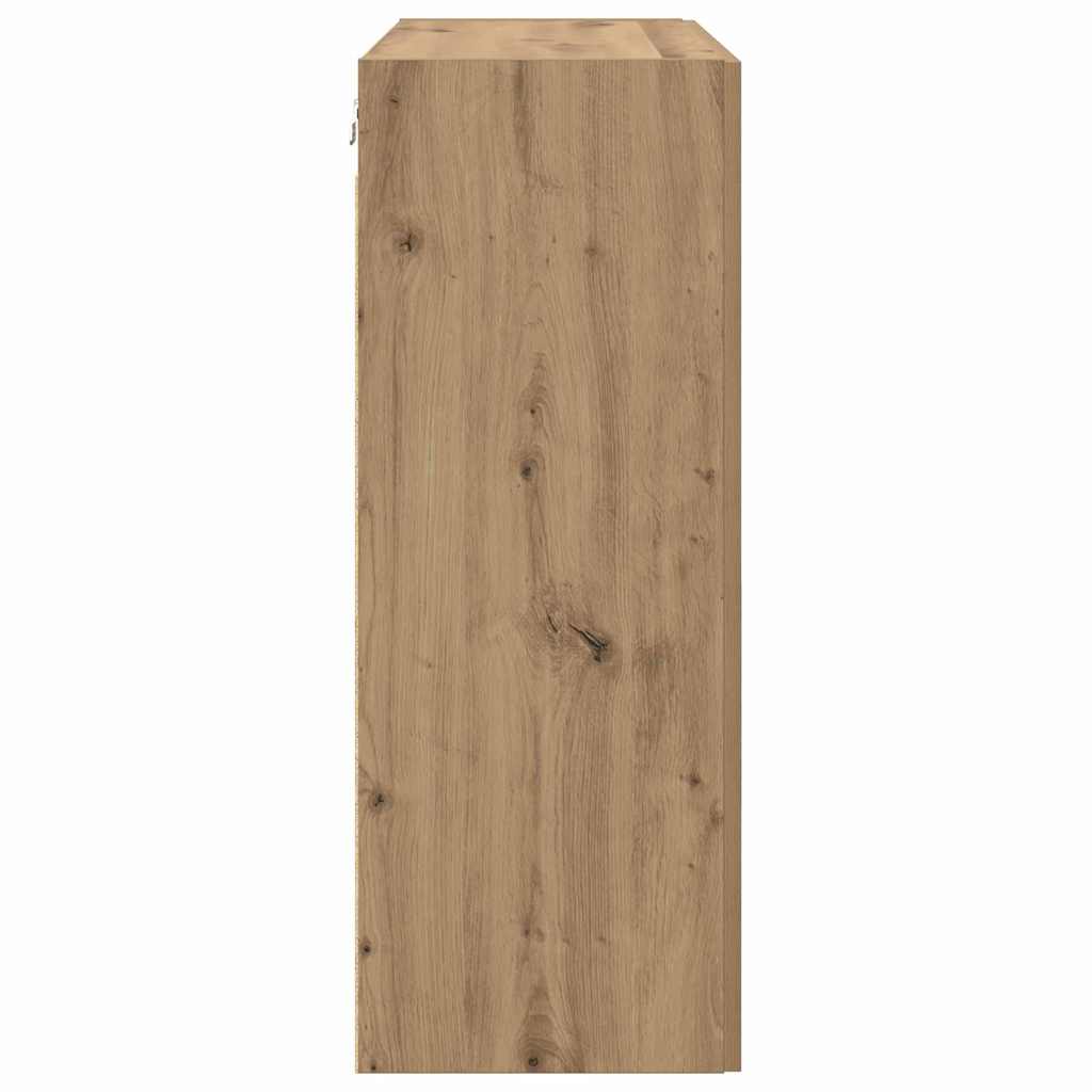 Wandschrank Artisan-Eiche 69.5 x 34 x 90 cm Holzwerkstoff
