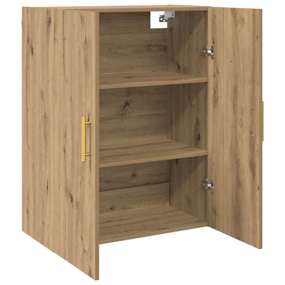 Wandschrank Wandmontiert Braun 69.5 x 34 x 90 cm Holzwerkstoff
