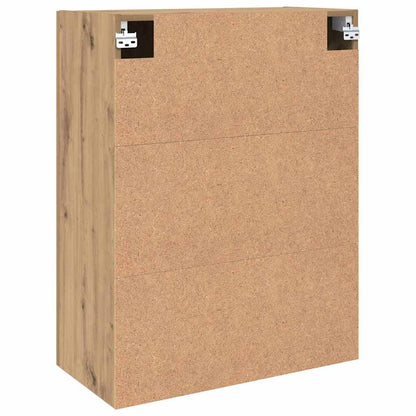 Wandschrank Wandmontiert Braun 69.5 x 34 x 90 cm Holzwerkstoff