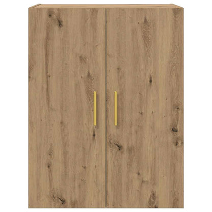 Wandschrank Wandmontiert Braun 69.5 x 34 x 90 cm Holzwerkstoff