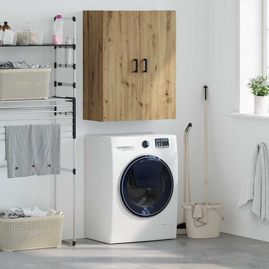 Wandschrank Wandmontiert Braun 69.5 x 34 x 90 cm Holzwerkstoff