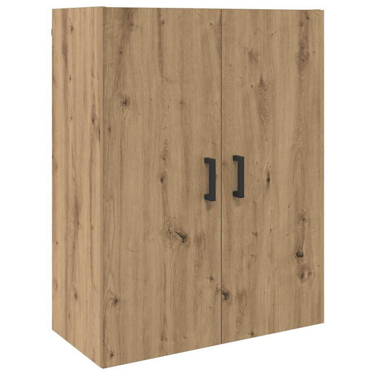 Wandschrank Wandmontiert Braun 69.5 x 34 x 90 cm Holzwerkstoff