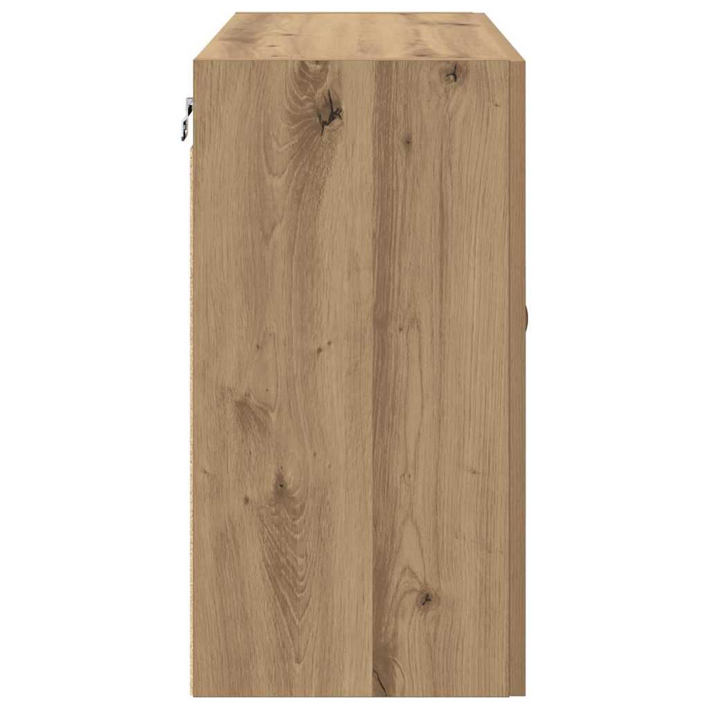 Wandschrank Artisan-Eiche 60 x 31 x 60 cm Holzwerkstoff