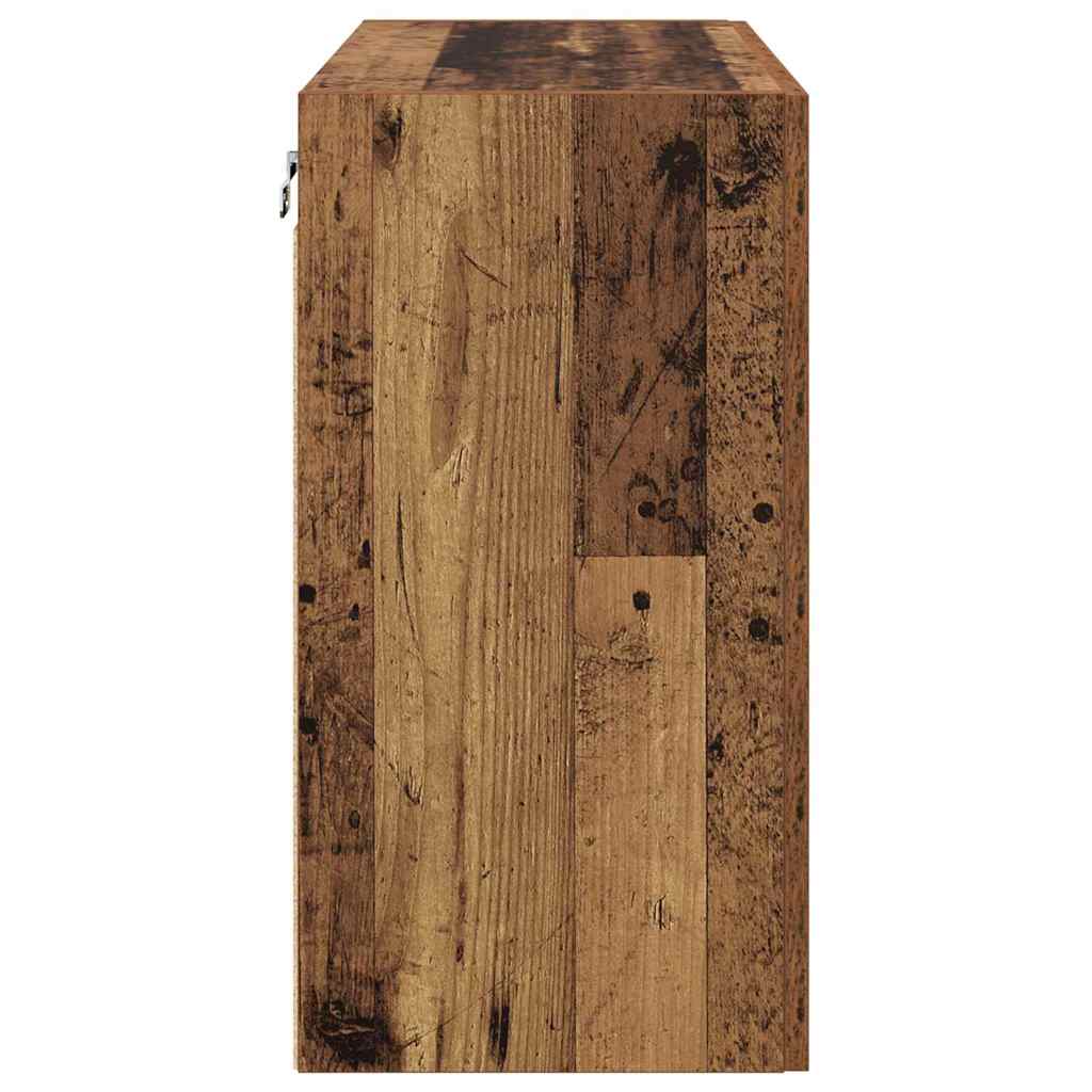 Wandschrank Wandmontiert Altholz 60 x 31 x 60 cm Holzwerkstoff