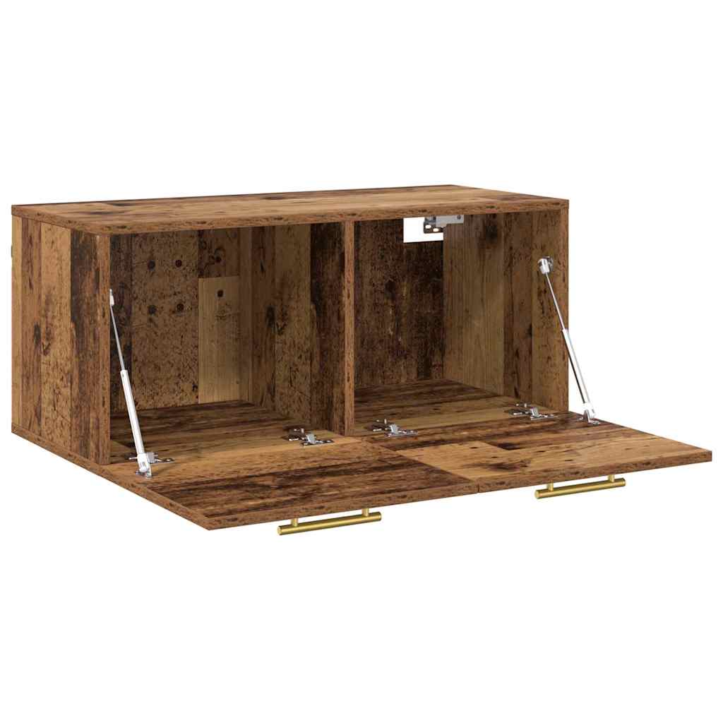 Wandschrank Altholz 80 x 36.5 x 35 cm Holzwerkstoff