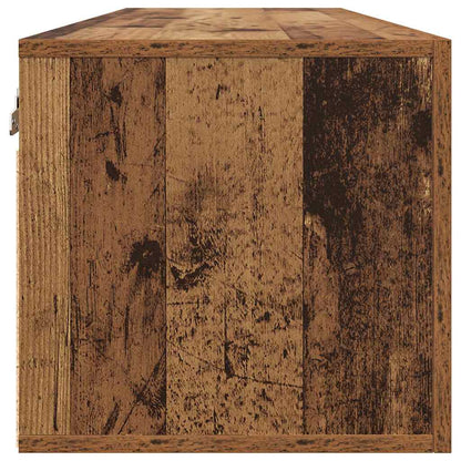 Wandschrank Altholz 80 x 36.5 x 35 cm Holzwerkstoff
