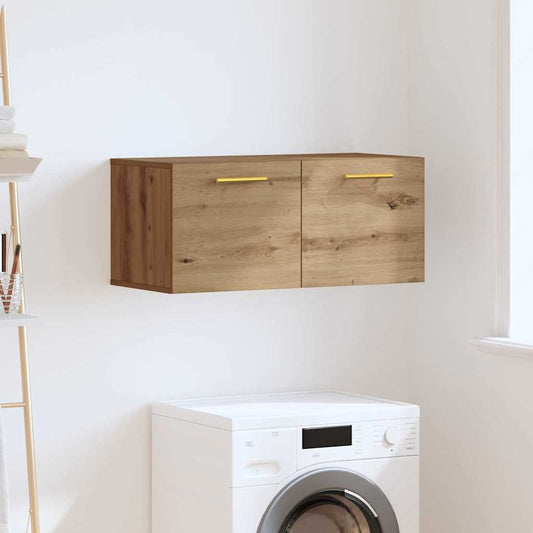 Wandschrank Artisan-Eiche 80 x 36.5 x 35 cm Holzwerkstoff
