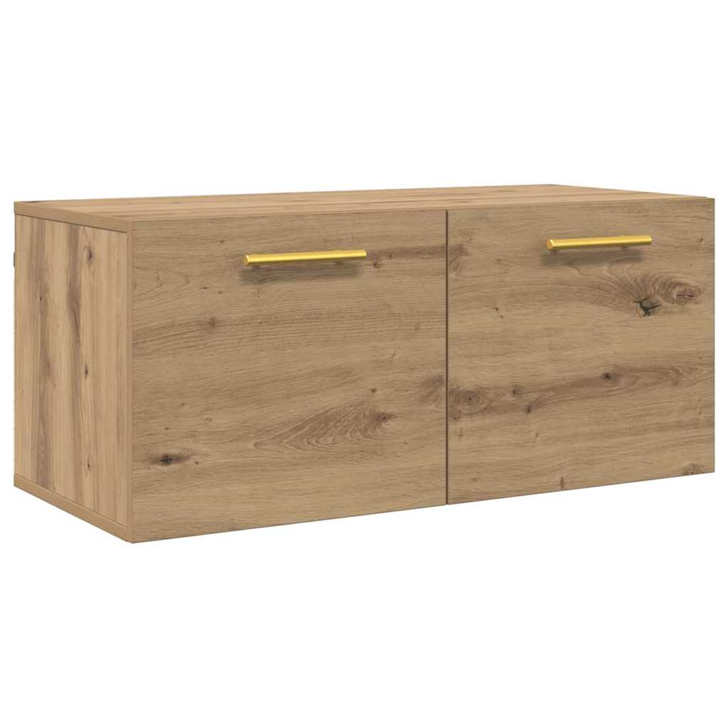 Wandschrank Artisan-Eiche 80 x 36.5 x 35 cm Holzwerkstoff