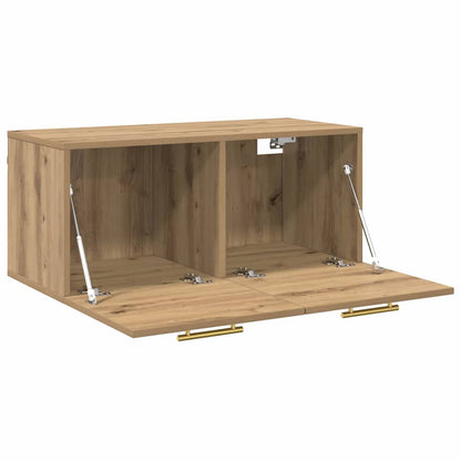 Wandschrank Artisan-Eiche 80 x 36.5 x 35 cm Holzwerkstoff