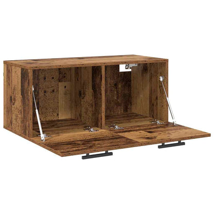 Wandschrank Altholz 80 x 36.5 x 35 cm Holzwerkstoff