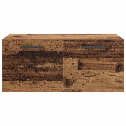 Wandschrank Altholz 80 x 36.5 x 35 cm Holzwerkstoff