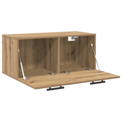Wandschrank Artisan-Eiche 80 x 36.5 x 35 cm Holzwerkstoff
