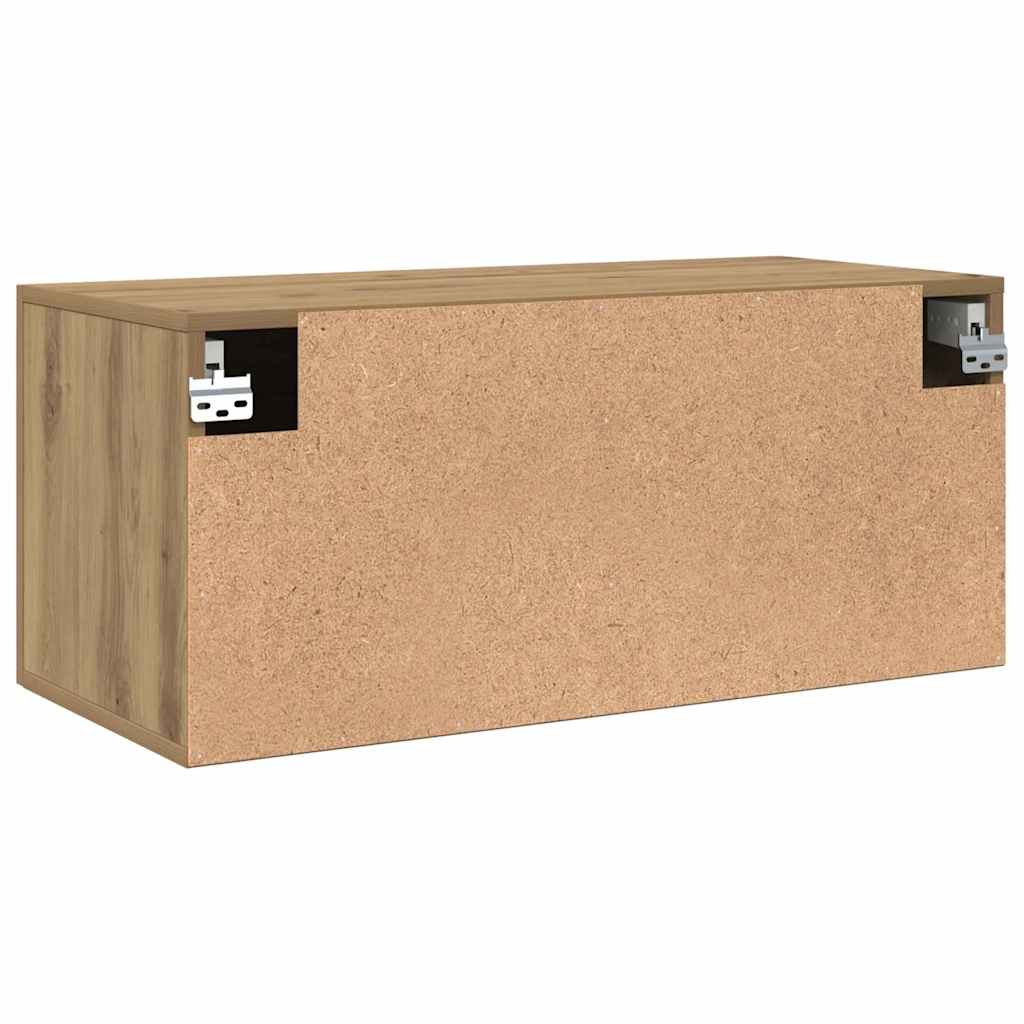 Wandschrank Artisan-Eiche 80 x 36.5 x 35 cm Holzwerkstoff