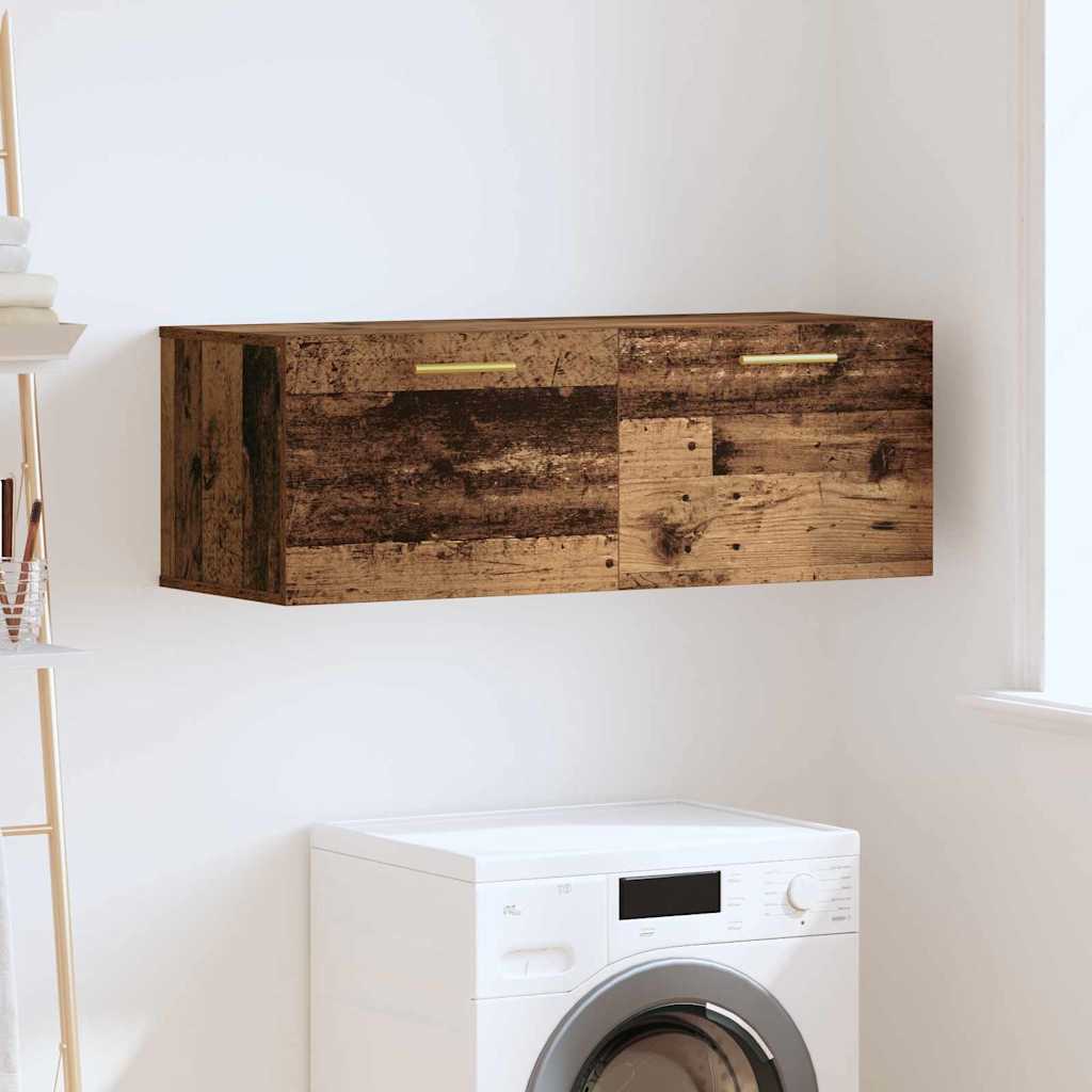 Wandschrank Altholz 100 x 36,5 x 35 cm Holzwerkstoff