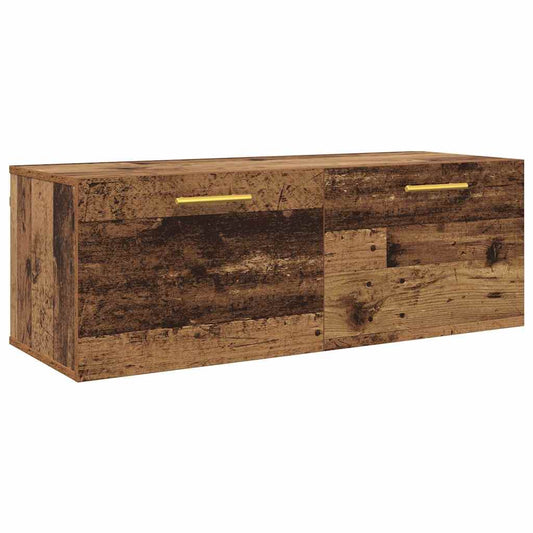 Wandschrank Altholz 100 x 36,5 x 35 cm Holzwerkstoff
