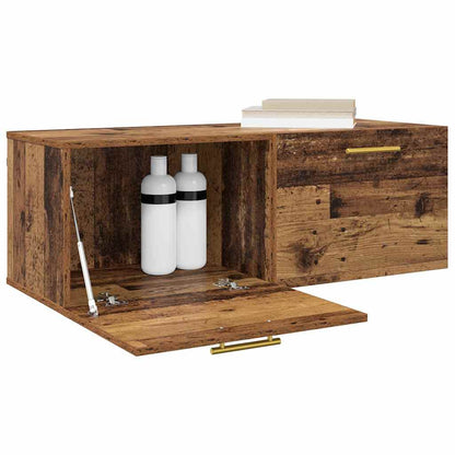 Wandschrank Altholz 100 x 36,5 x 35 cm Holzwerkstoff