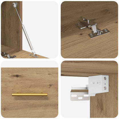 Wandschrank Artisan-Eiche 100 x 36,5 x 35 cm Holzwerkstoff