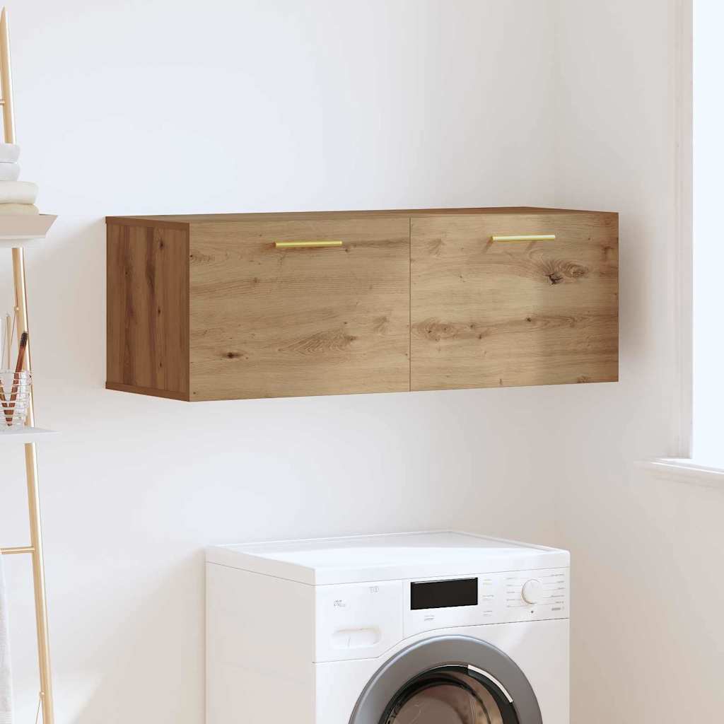 Wandschrank Artisan-Eiche 100 x 36,5 x 35 cm Holzwerkstoff