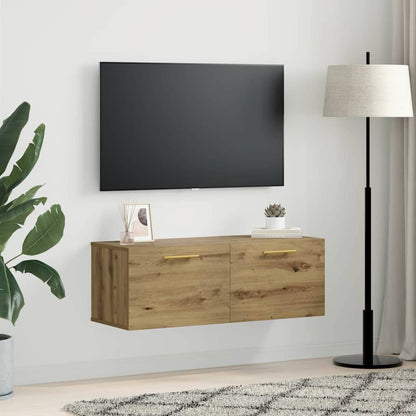 Wandschrank Artisan-Eiche 100 x 36,5 x 35 cm Holzwerkstoff