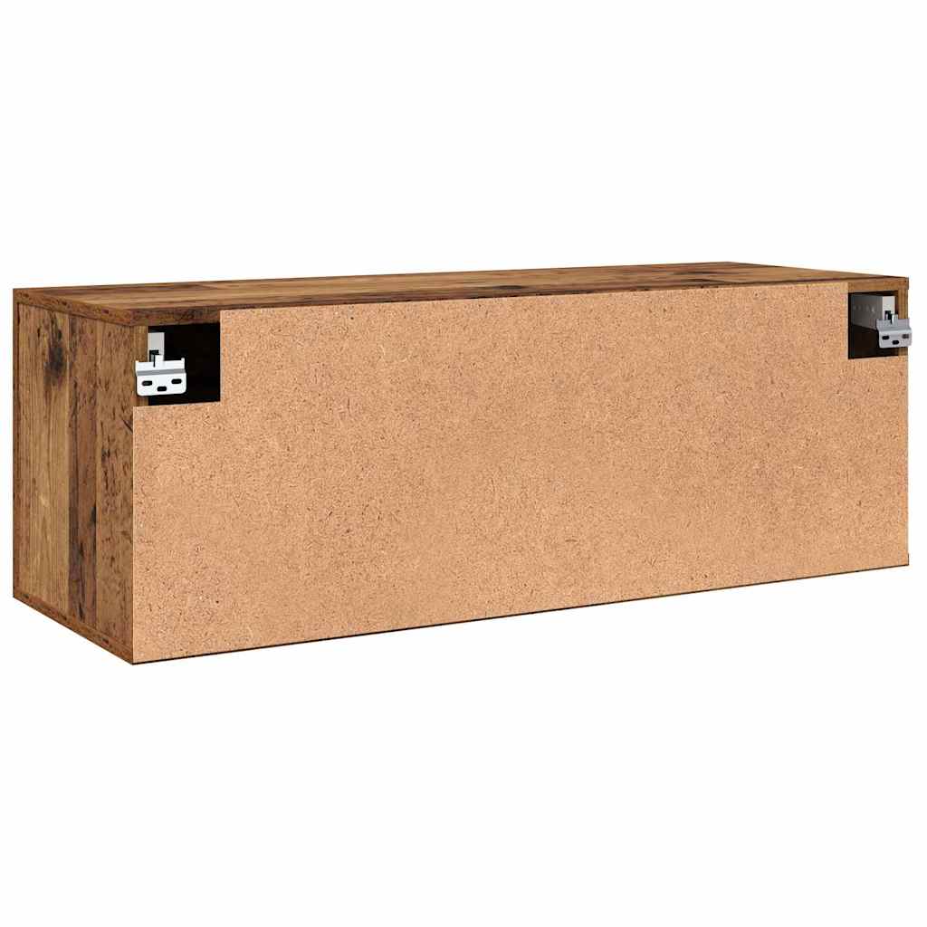 Wandschrank Altholz 100 x 36,5 x 35 cm Holzwerkstoff