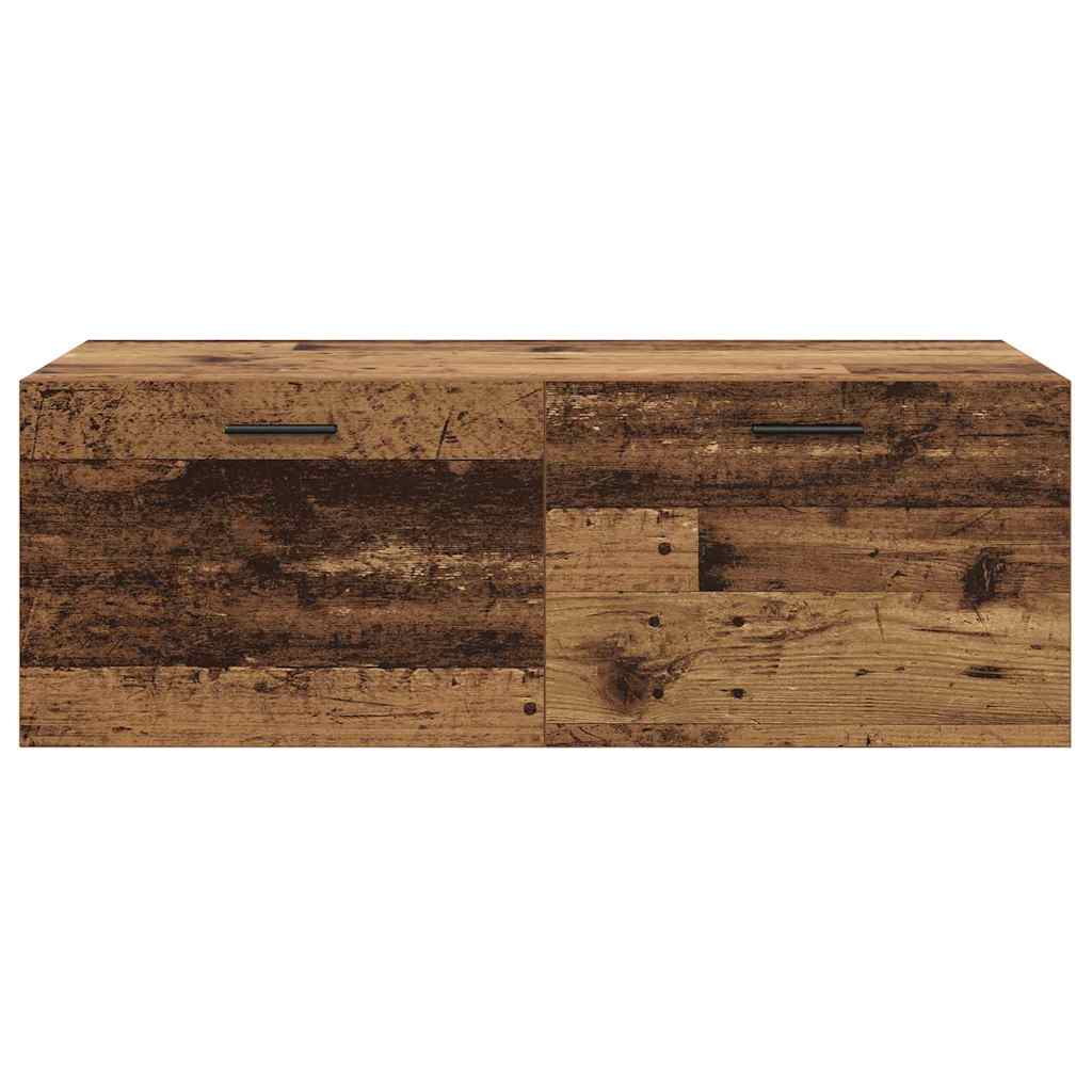Wandschrank Altholz 100 x 36,5 x 35 cm Holzwerkstoff