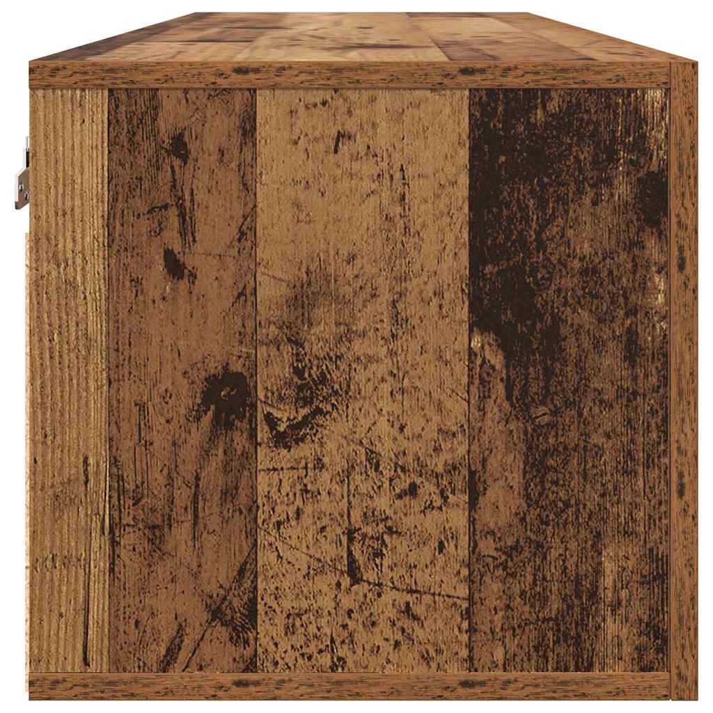 Wandschrank Altholz 100 x 36,5 x 35 cm Holzwerkstoff