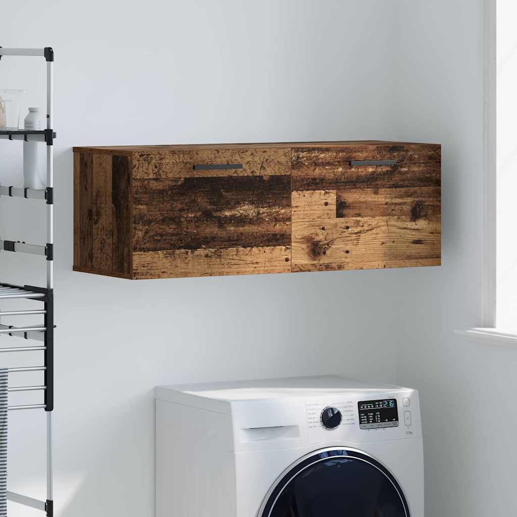 Wandschrank Altholz 100 x 36,5 x 35 cm Holzwerkstoff