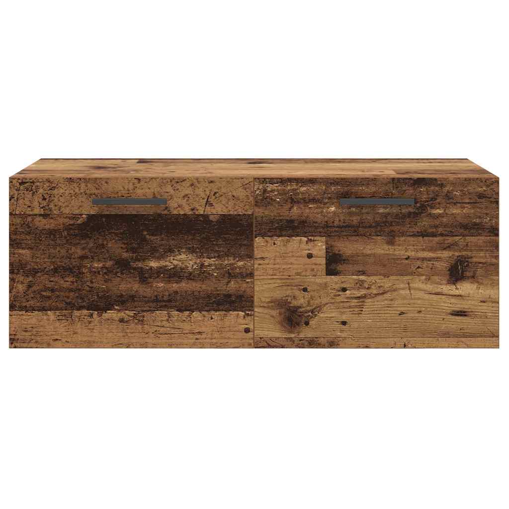 Wandschrank Altholz 100 x 36,5 x 35 cm Holzwerkstoff