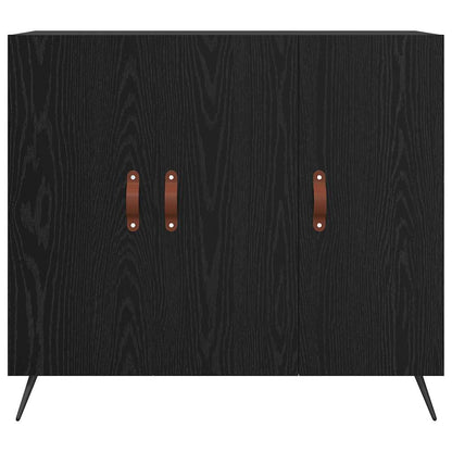 Sideboard Schwarz 90 x 34 x 80 cm Holzwerkstoff