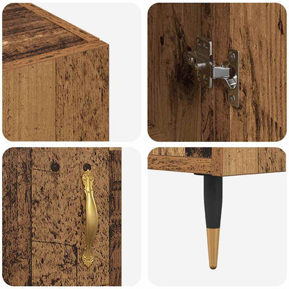 Sideboard Braun 90 x 34 x 80 cm Holzwerkstoff