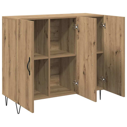 Sideboard Artisan-Eiche 90 x 34 x 80 cm Holzwerkstoff