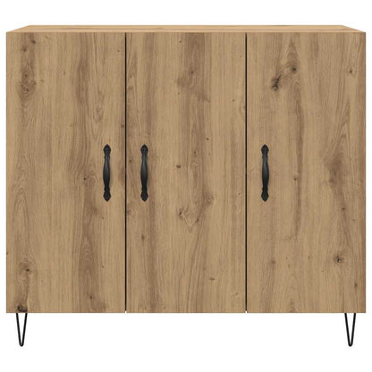 Sideboard Artisan-Eiche 90 x 34 x 80 cm Holzwerkstoff