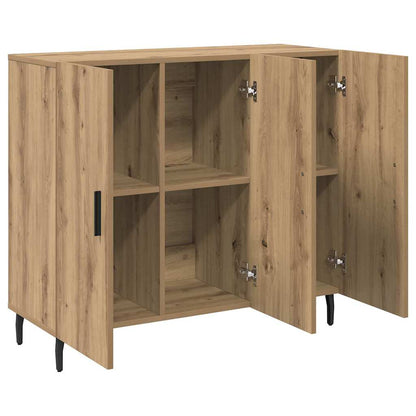 Sideboard Braun 90 x 34 x 80 cm Holzwerkstoff