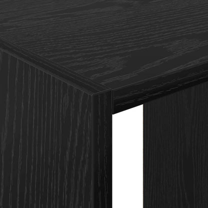 Kleiderschrank mit Regal Schwarz Eichen-Optik 77 x 48 x 102 cm