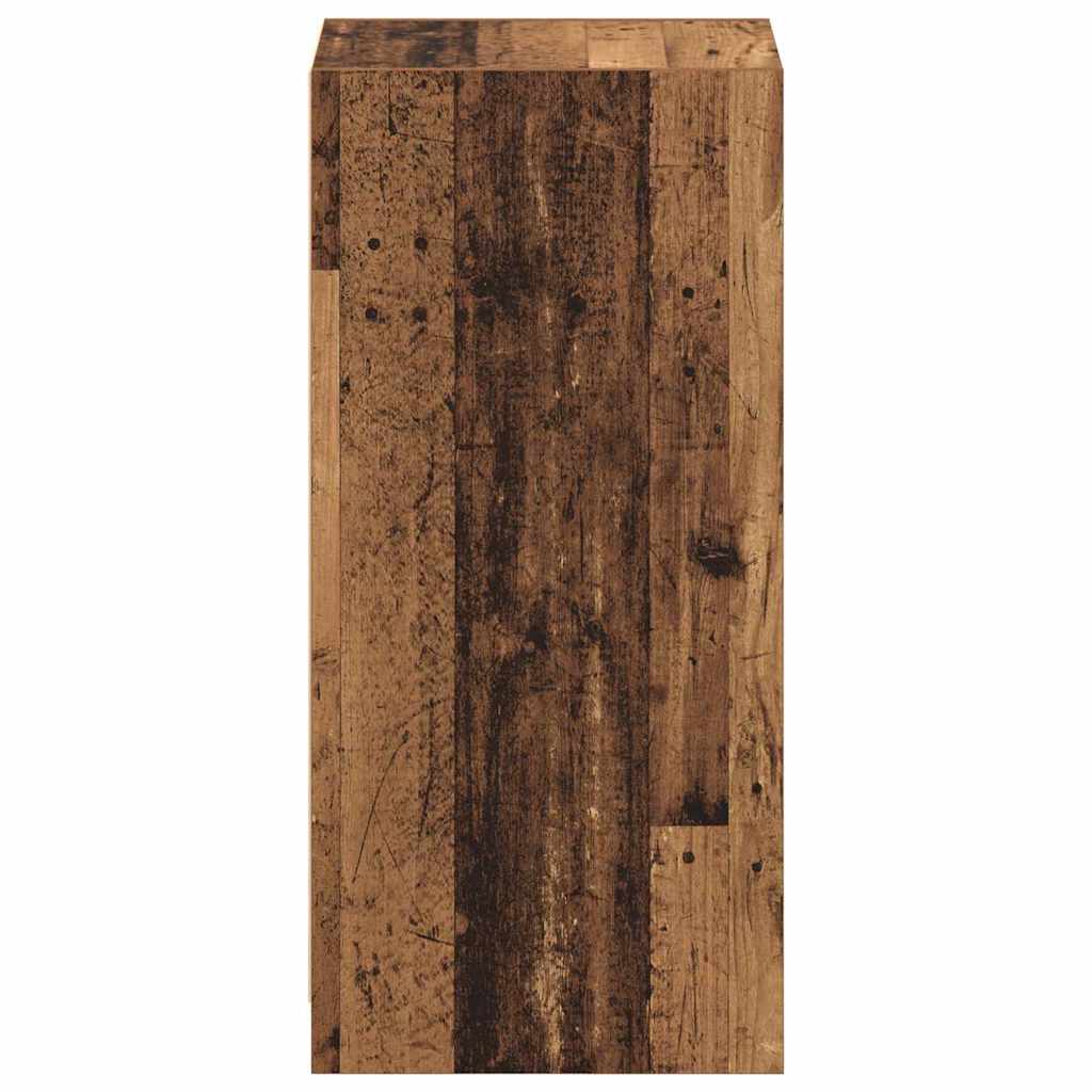 Kleiderschrank mit Regal Altholz 41 x 48 x 102 cm Holzwerkstoff