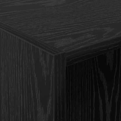 Kleiderschrank mit Regal Schwarz Eichen-Optik 41 x 48 x 102 cm