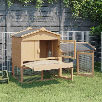 Hühnerunterkunft Braun 150 x 60 x 89 cm