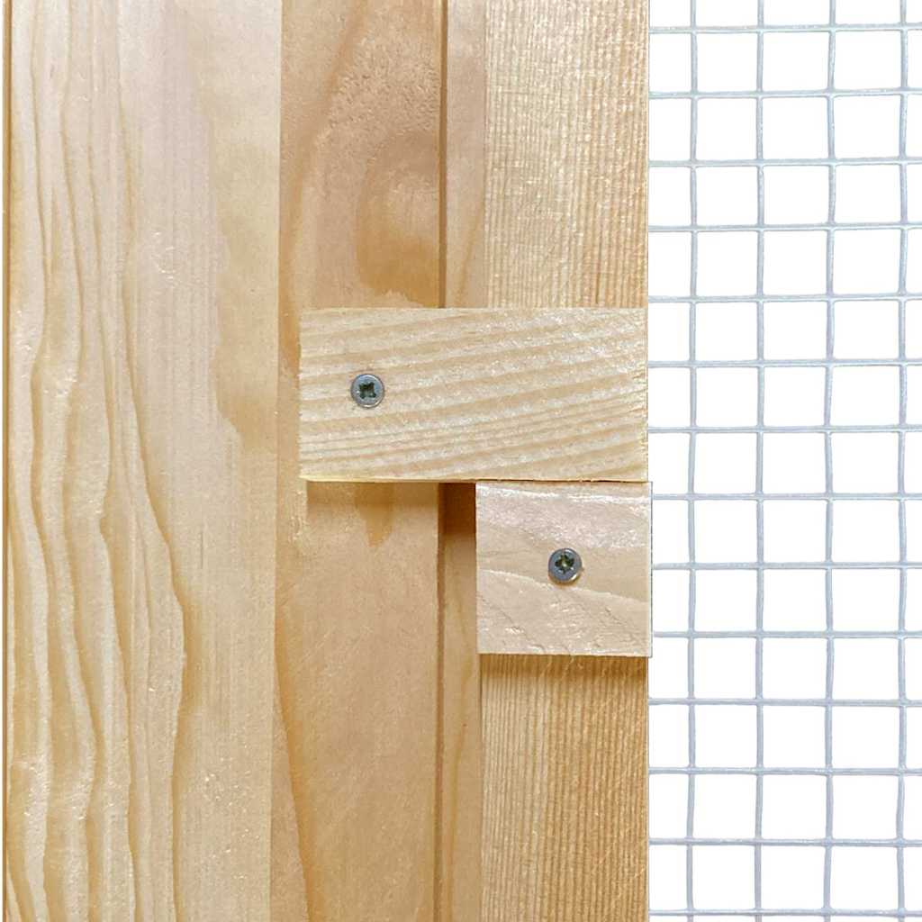 Hühnerunterkunft Braun 225 x 60 x 89 cm