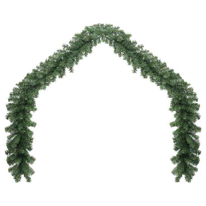 Weihnachtsgirlande 2 pcs Grün 20 m PVC