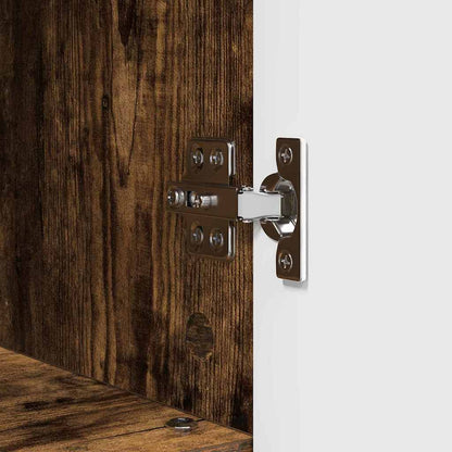 Badezimmermöbel-Set mit Schubladen 3 pcs Geräucherte Eiche