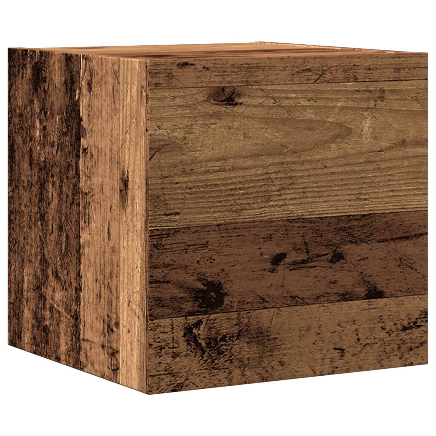 TV-Schrankset Wandmontiert 3 pcs Altholz Holzwerkstoff