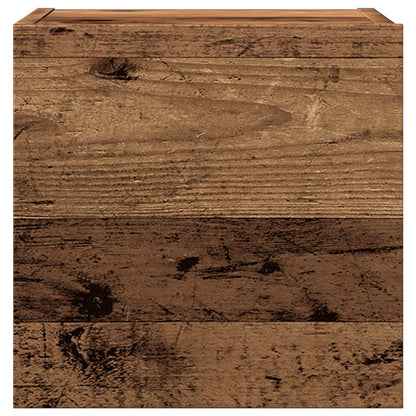 TV-Schrankset Wandmontiert 3 pcs Altholz Holzwerkstoff