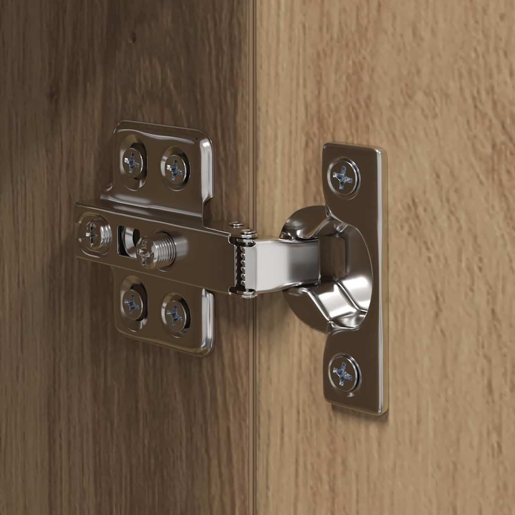 TV-Schrankset Wandmontiert 4 pcs Artisan-Eiche Holzwerkstoff